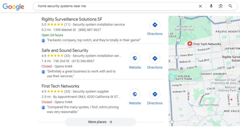 home security marketing agency