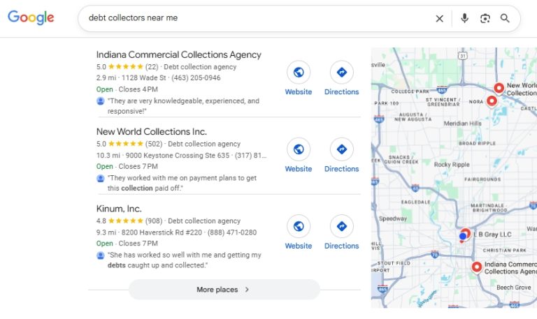 seo for debt collectors