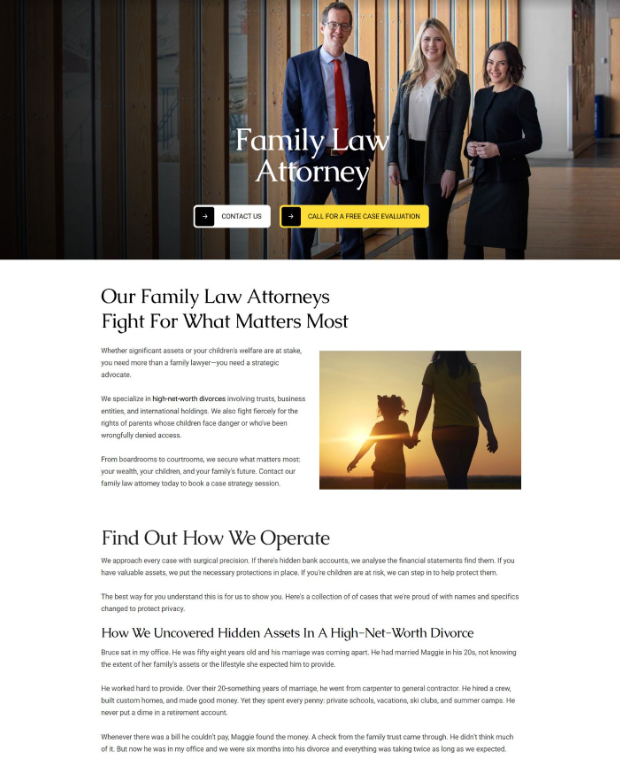 family-law-attorney-freeburg-landing-page-design